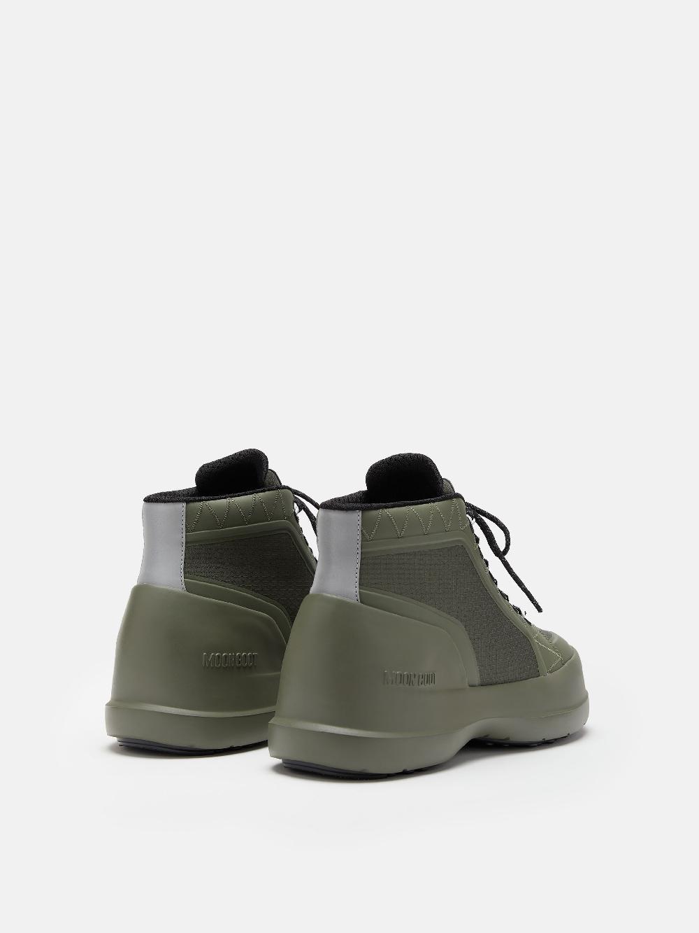 Moon Boot LUNA TREK MID NYLON KAKI Vendita Calda