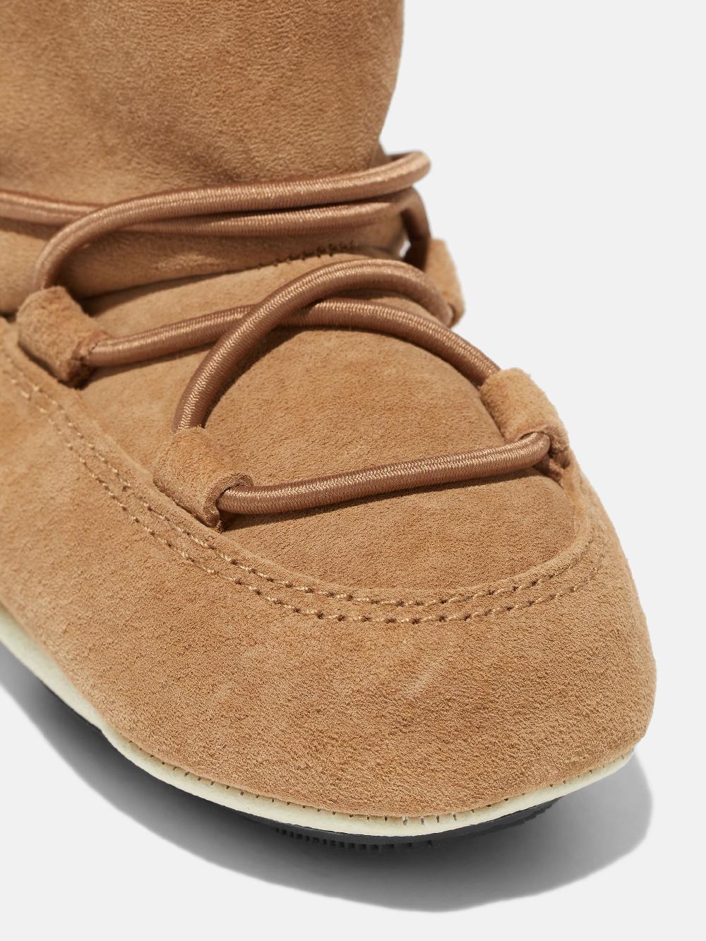 Moon Boot CRIB NOCCIOLA IN PELLE SCAMOSCIATA 2025