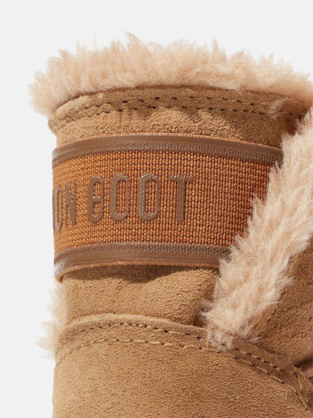 Moon Boot CRIB NOCCIOLA IN PELLE SCAMOSCIATA 2025