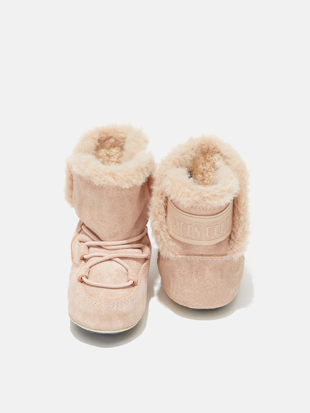 Moon Boot CRIB ROSA CHIARO IN PELLE SCAMOSCIATA 2025