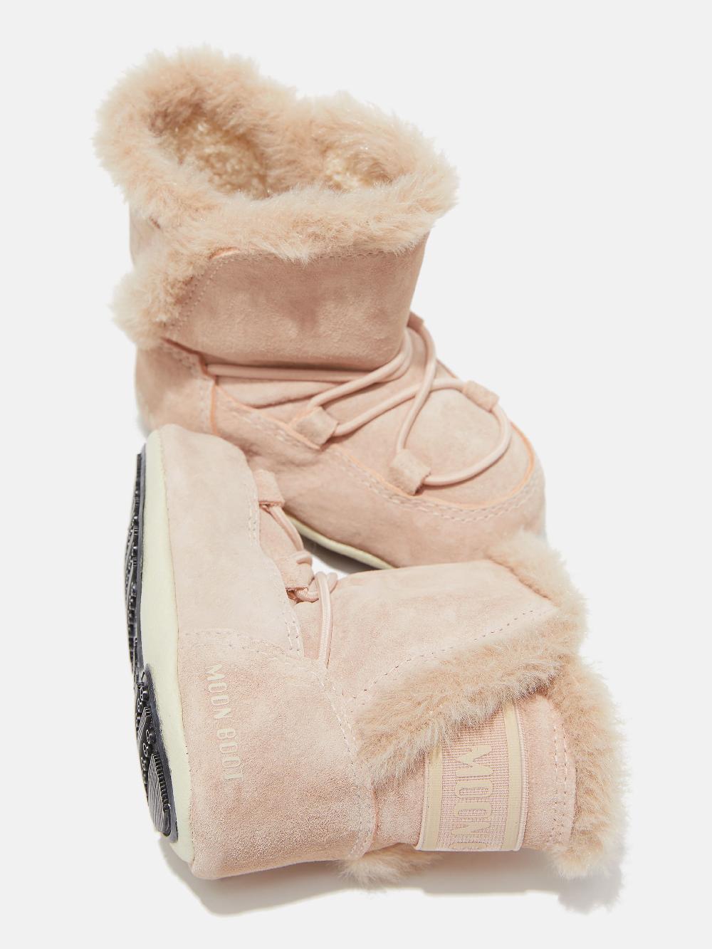 Moon Boot CRIB ROSA CHIARO IN PELLE SCAMOSCIATA 2025
