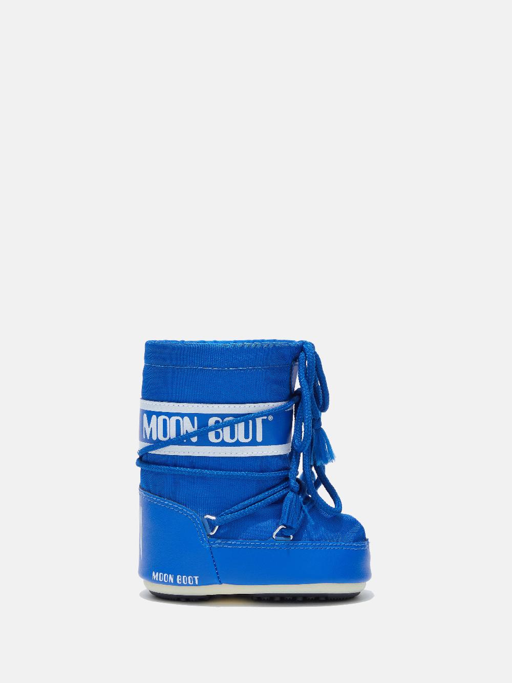 Moon Boot ICON MINI BLU IN NYLON Qualità