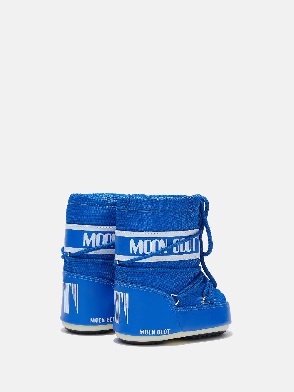 Moon Boot ICON MINI BLU IN NYLON Qualità