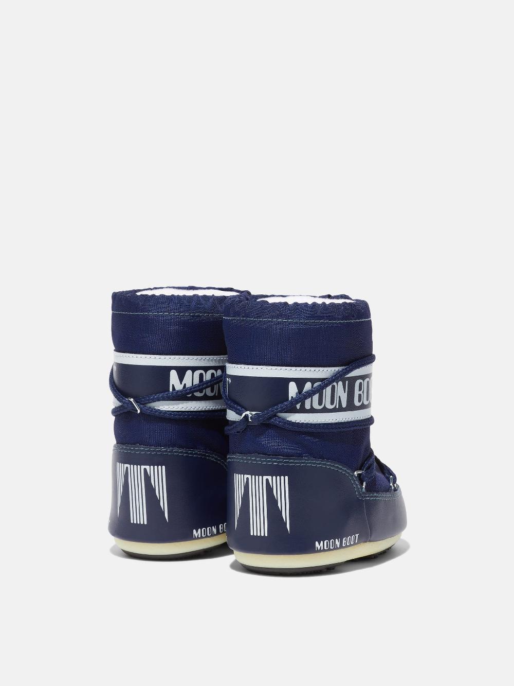 Moon Boot ICON MINI BLU IN NYLON Promozione