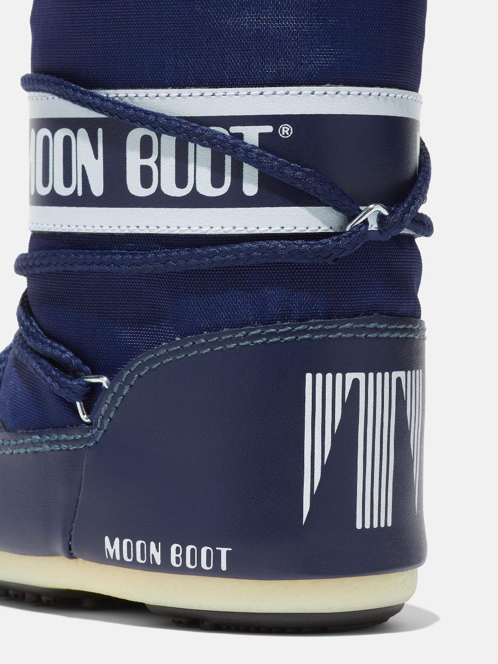 Moon Boot ICON MINI BLU IN NYLON Promozione