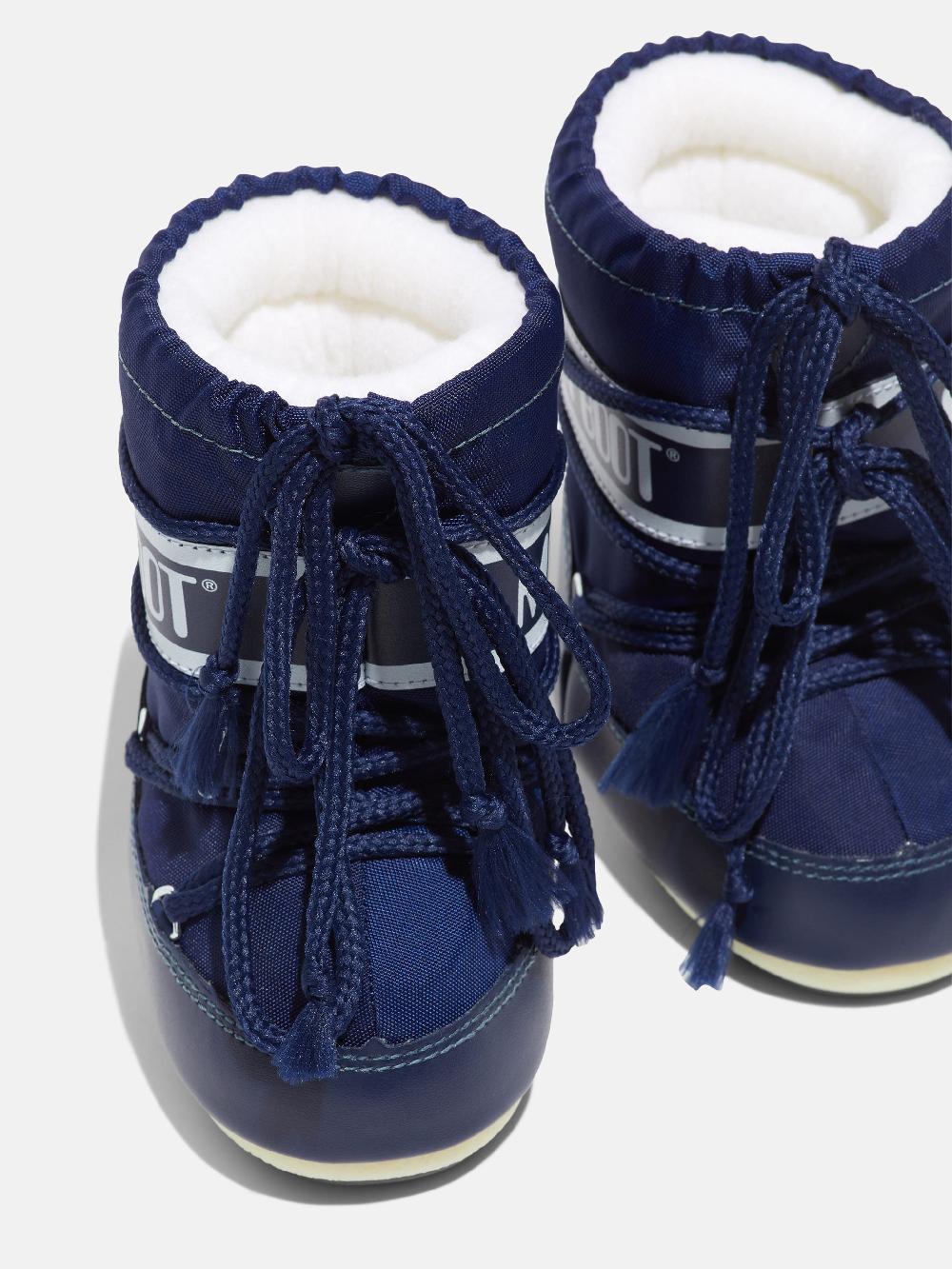 Moon Boot ICON MINI BLU IN NYLON Promozione