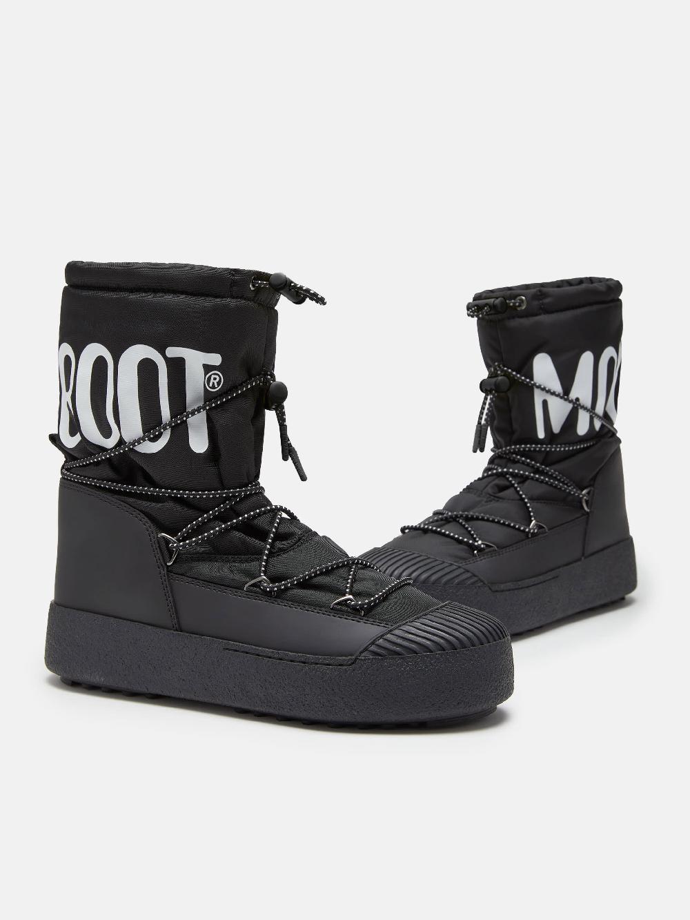 Moon Boot MTRACK POLAR NYLON NERO Spedizione Gratuita