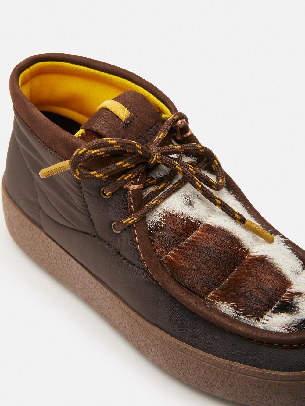 Moon Boot MTRACK MID PONY MARRONE CON MOTIVO PEZZATO Discount Store per i nuovi prodotti