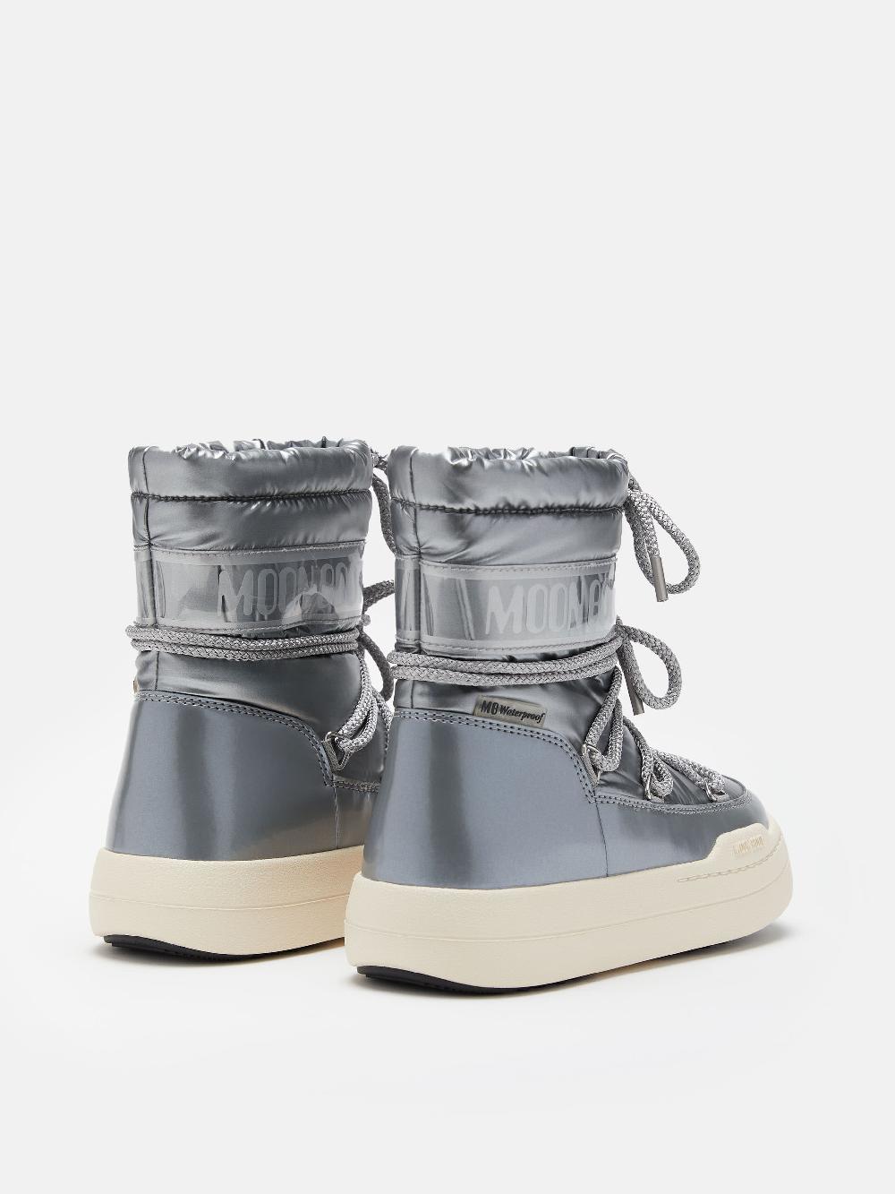 Moon Boot JUNIOR PARK BOOT COLOR ARGENTO Officina