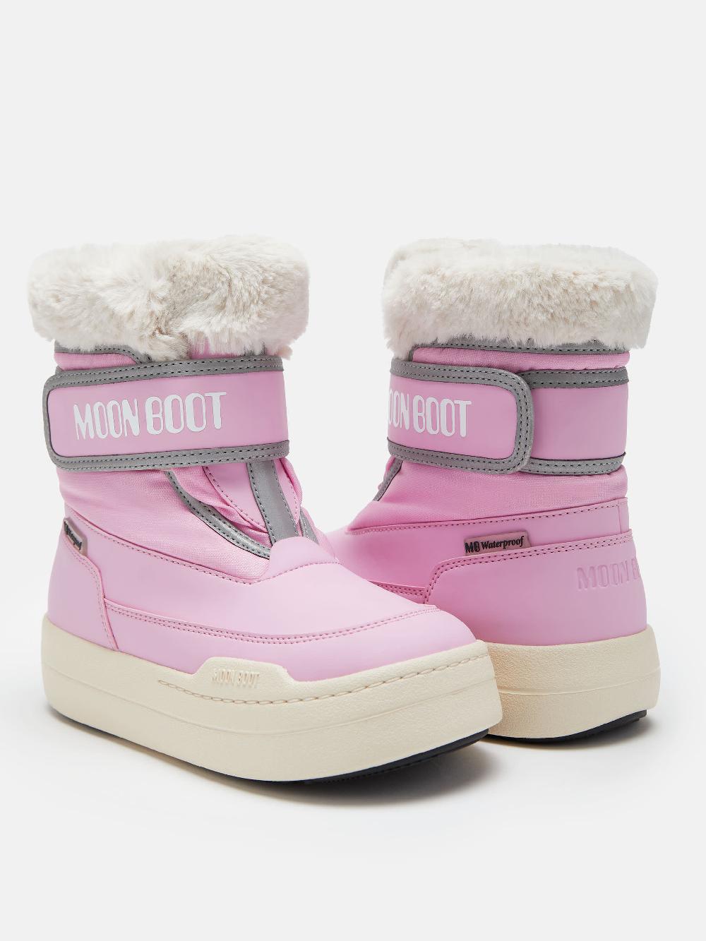 Moon Boot JUNIOR PARK ROSA CON CHIUSURA A STRAPPO Sconti questo mese
