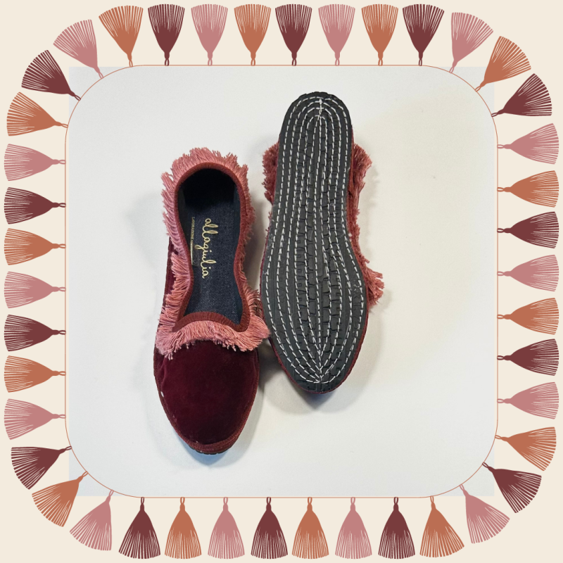 Allagiulia Friù Venezia BORDEAUX Frangia ROSA Negozio