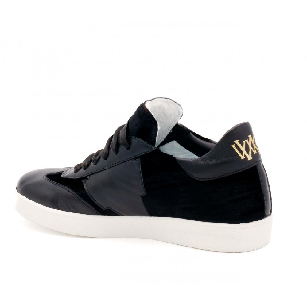 Amalfi by rangoni Sneakers Valetta velluto nero Pezzi Unici
