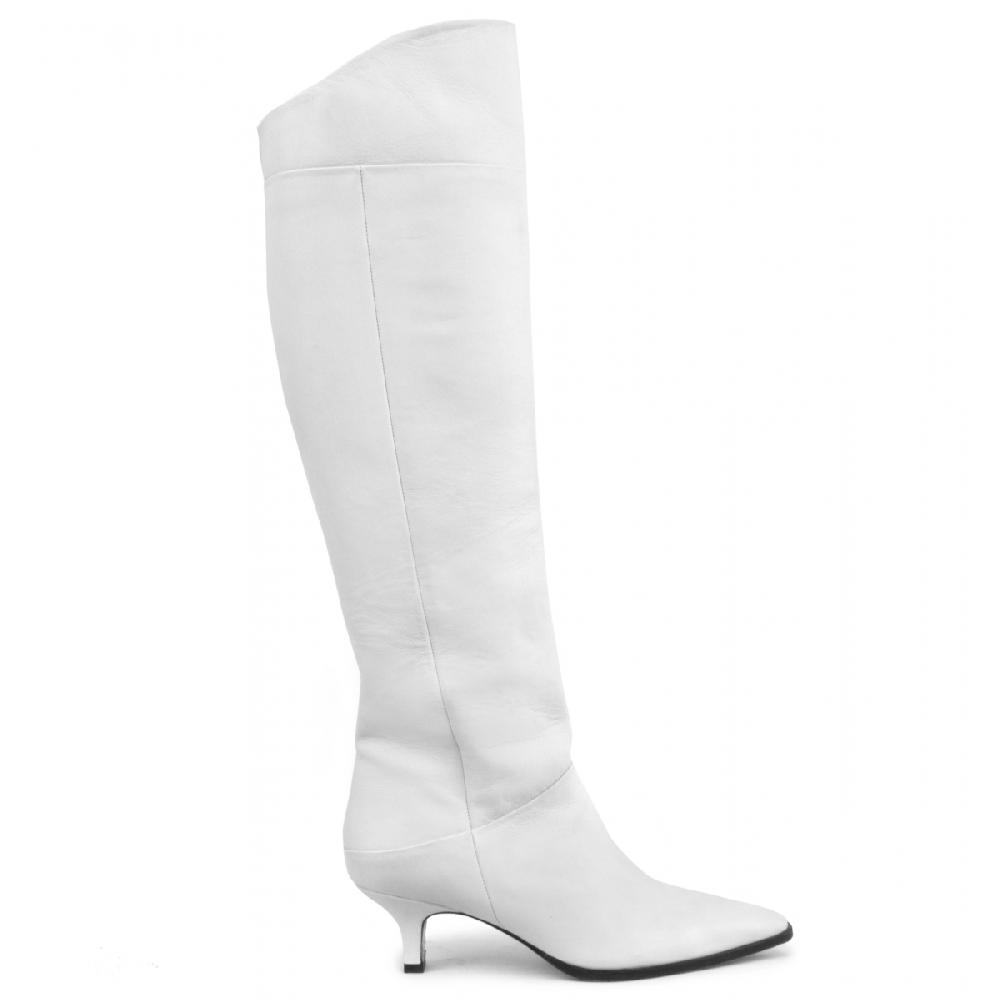 Amalfi by rangoni Stivale cuissard Drupi white Outlet