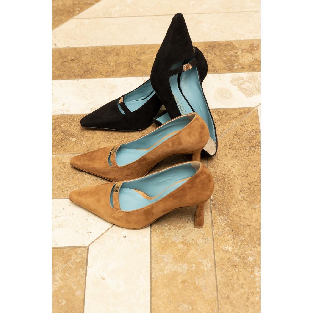 Amalfi by rangoni Décolleté Fanny cognac Nuova