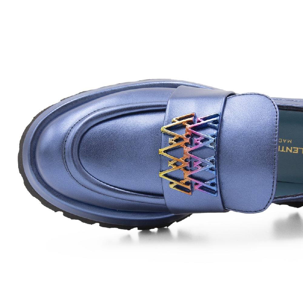 Amalfi by rangoni Mocassino Frida blu In Linea
