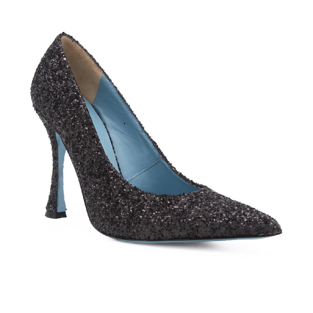 Amalfi by rangoni Décolleté Semplice in glitter nero Consegna Veloce