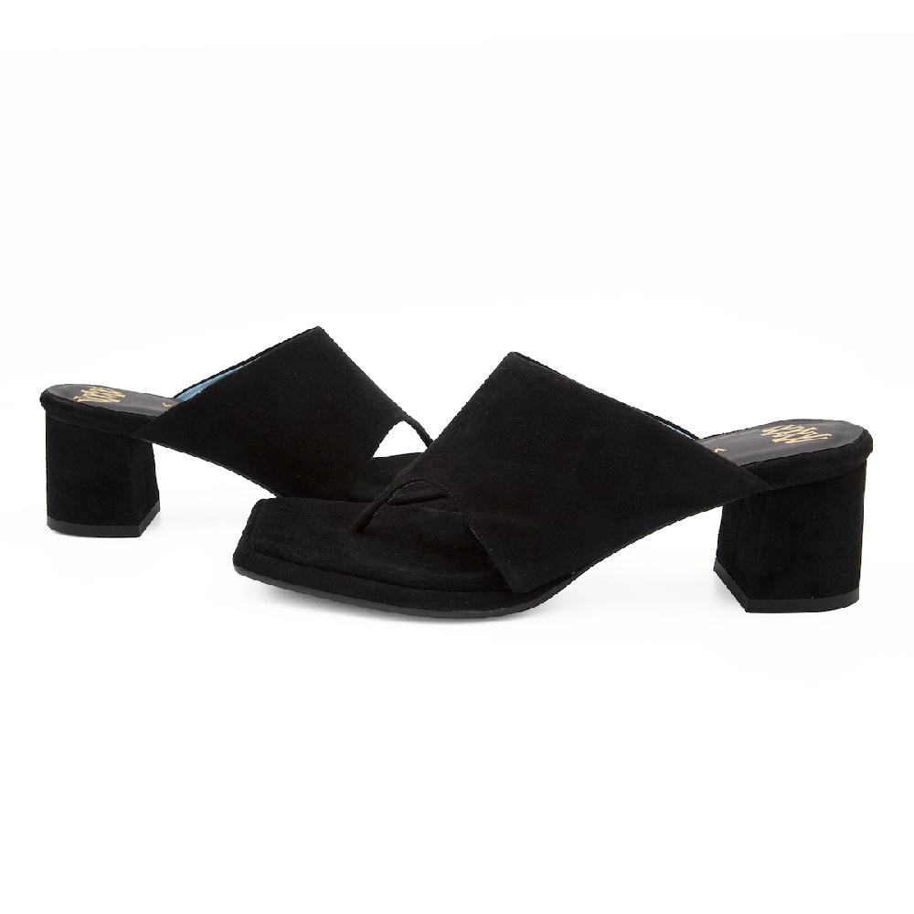 Amalfi by rangoni Mule infradito Desiderio nero Economico