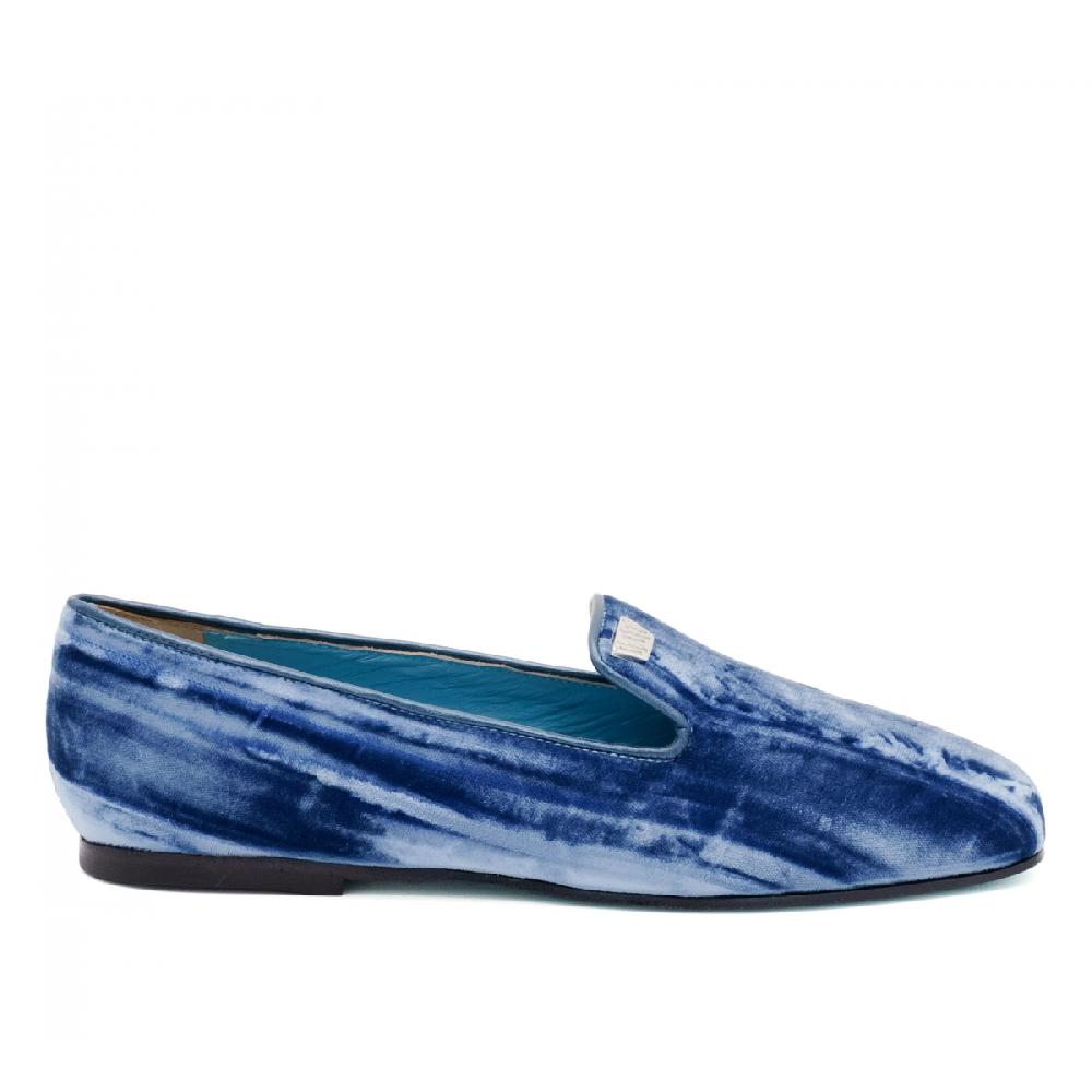 Amalfi by rangoni Ballerina Babbuccia blu In Vendita