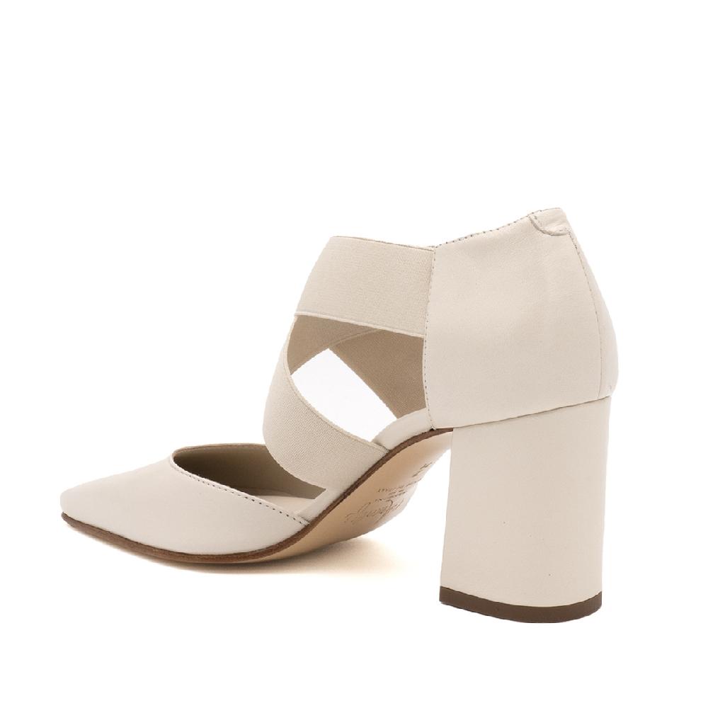 Amalfi by rangoni Décolleté Ferrara crema Grande vendita