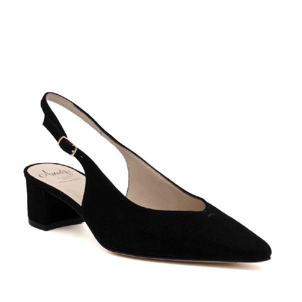 Amalfi by rangoni Slingback Panarea nere Pezzi Unici