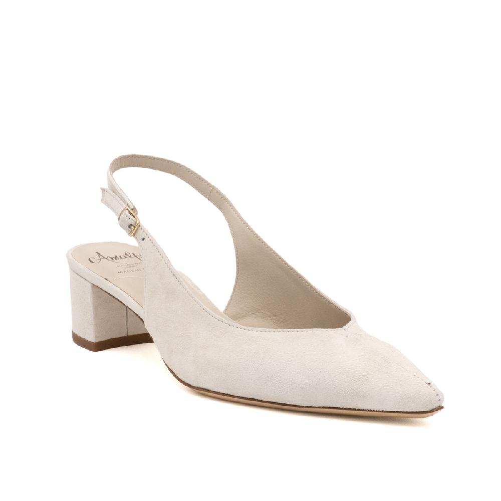 Amalfi by rangoni Slingback Panarea bianche Soddisfazione Garantita