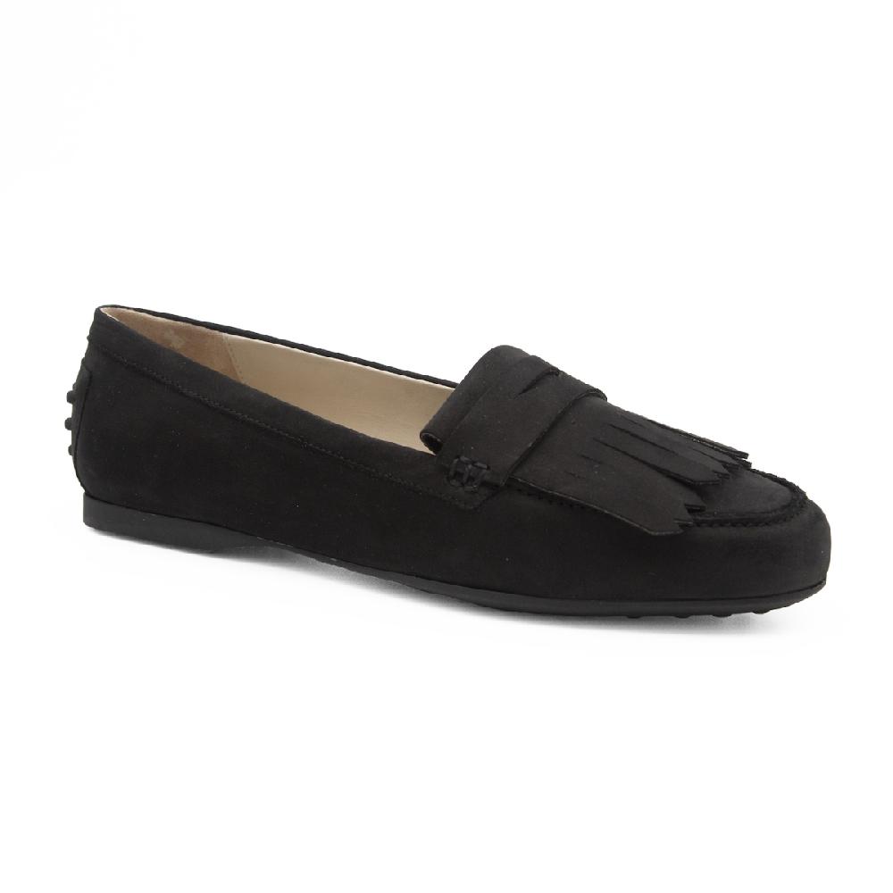 Amalfi by rangoni Mocassino Donnola nero Sconto