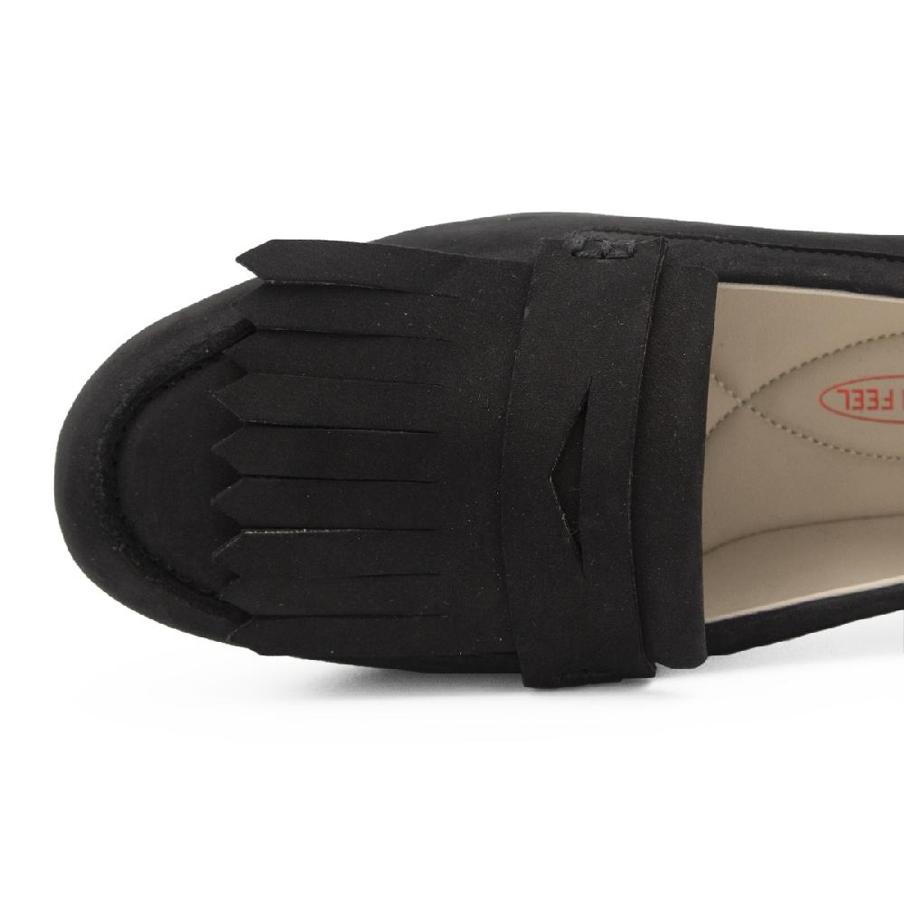 Amalfi by rangoni Mocassino Donnola nero Sconto