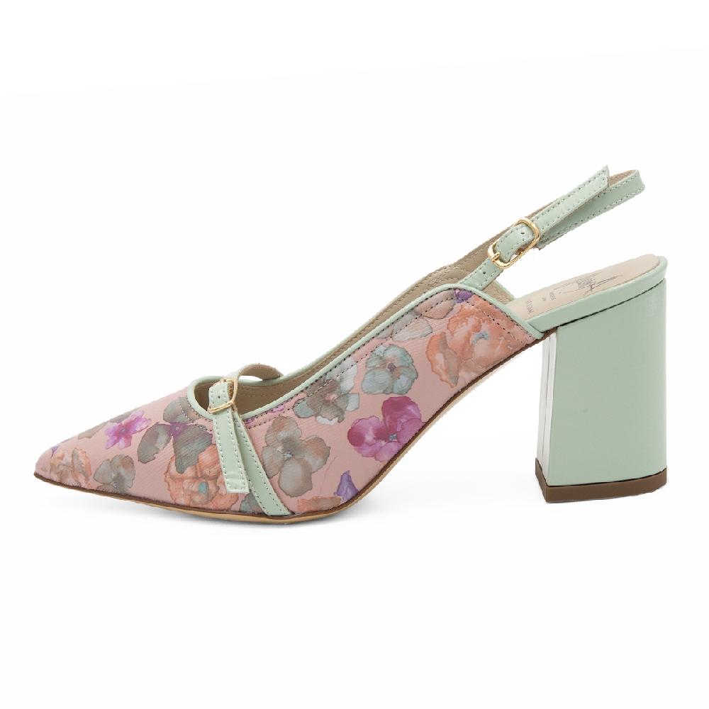 Amalfi by rangoni Décolleté Ibisco verde Super Saving Price