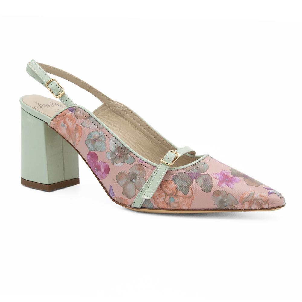 Amalfi by rangoni Décolleté Ibisco verde Super Saving Price