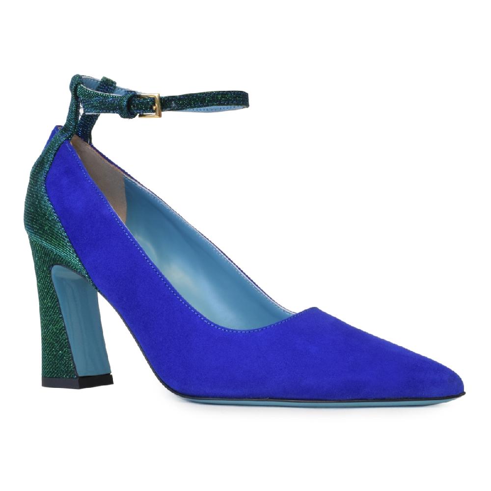 Amalfi by rangoni Décolleté Fosca blu elettrico Esporta salva