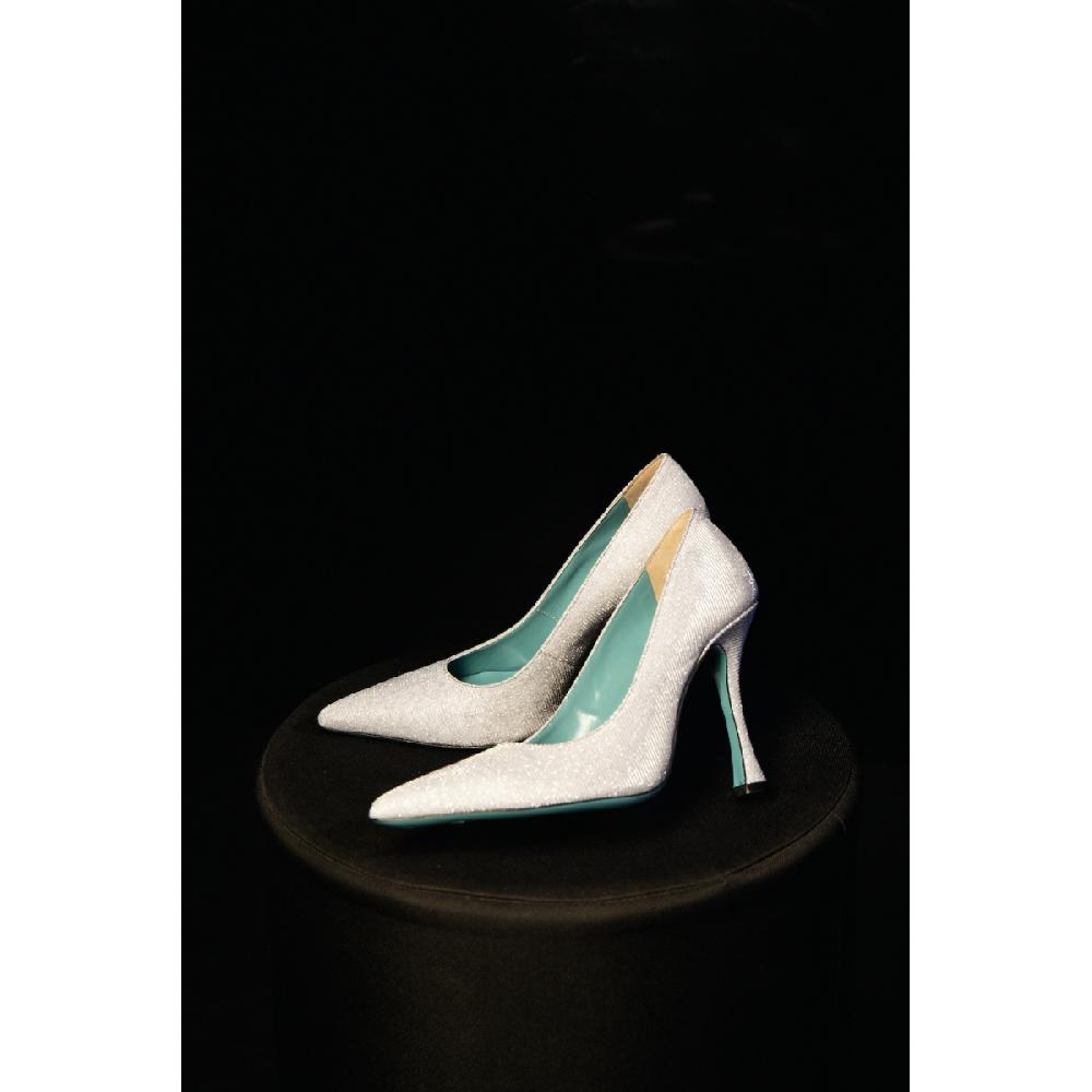 Amalfi by rangoni Décolleté Simply Silver Glitter Italy